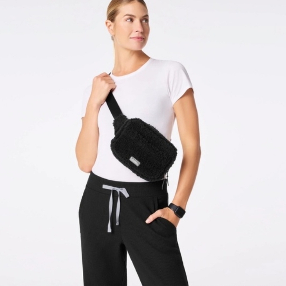 Figs Unisex Sherpa Belt Bag Fanny Pack